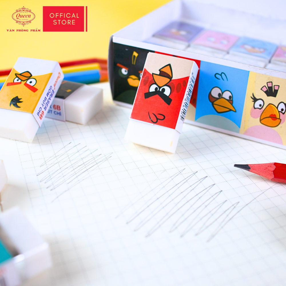 Gôm 2B Queen (Nữ Hoàng) - CHÍNH HÃNG - ER161- Angry Bird