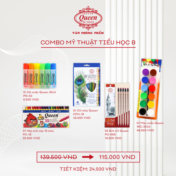 Combo Mỹ Thuật - Tiểu Học B