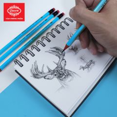 Bút chì HB Queen (Nữ Hoàng) - CHÍNH HÃNG - Hộp 12 Cây - Thân Màu Xanh Biển - HB Plastic Pencil PC-960 - 1 Chiếc