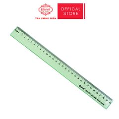 Thước nhựa 30cm - Màu Trắng Trong/Xanh/Xanh Lá/Hồng - Queen (Nữ Hoàng)