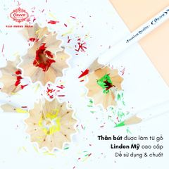 Bút chì màu Queen (Nữ Hoàng) 12/24 Màu - Chính Hãng - CPT12/24