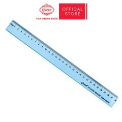 Thước nhựa 30cm - Màu Trắng Trong/Xanh/Xanh Lá/Hồng - Queen (Nữ Hoàng)