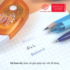 Bút xóa băng Queen (Nữ Hoàng) - CRT04 (10M) - Chính Hãng - 1 Cái - 24 Cái/Hộp (Giá Sĩ & Màu Ngẫu Nhiên)
