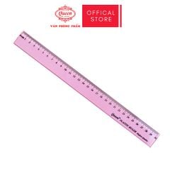 Thước nhựa 30cm - Màu Trắng Trong/Xanh/Xanh Lá/Hồng - Queen (Nữ Hoàng)