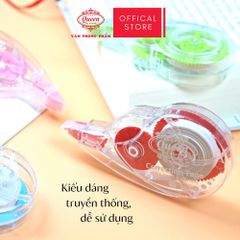 Bút xóa băng Queen (Nữ Hoàng) - CRT01 (12M) - Chính Hãng - 1 Cái - 12 Cái/hộp (Giá Sĩ - Màu Ngẫu Nhiên)