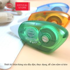 Bút xóa băng Queen (Nữ Hoàng) - CRT04 (10M) - Chính Hãng - 1 Cái - 24 Cái/Hộp (Giá Sĩ & Màu Ngẫu Nhiên)
