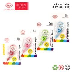 Bút xóa băng Queen (Nữ Hoàng) - CRT02 (5M) - Chính Hãng -1 cái - 24 cái/hộp (Giá Sĩ)