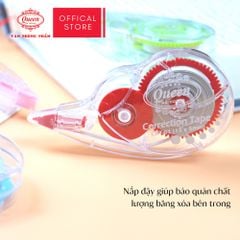 Bút xóa băng Queen (Nữ Hoàng) - CRT01 (12M) - Chính Hãng - 1 Cái - 12 Cái/hộp (Giá Sĩ - Màu Ngẫu Nhiên)