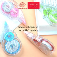 Bút xóa băng Queen (Nữ Hoàng) - CRT01 (12M) - Chính Hãng - 1 Cái - 12 Cái/hộp (Giá Sĩ - Màu Ngẫu Nhiên)