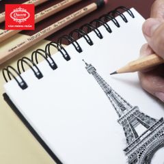 Bút chì 2B Queen (Nữ Hoàng) - CHÍNH HÃNG - Thân Gỗ - 2B Art Pencil  PC-990 - 1 Chiếc