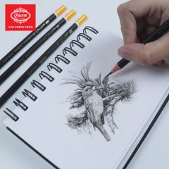 Bút chì 2B Queen (Nữ Hoàng) - CHÍNH HÃNG - Thân Màu Đen - 2B Design Partner  PC-950 - 1 Hộp (12 cây)