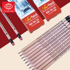 Bút chì 2B Queen (Nữ Hoàng) - CHÍNH HÃNG - Thân Gỗ - 2B Art Pencil  PC-990 - 1 Chiếc