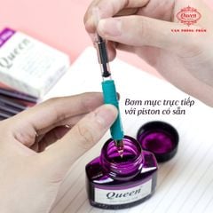 Bút máy Queen ngòi trơn FP17-1 (12 Màu bút)