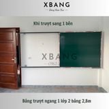  Bảng trượt ngang 1 lớp 2 bảng 
