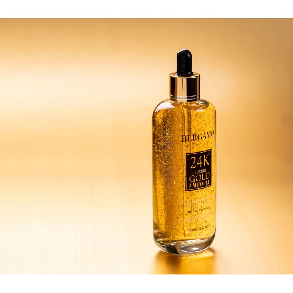 TINH CHẤT VÀNG BERGAMO 24K LUXURY GOLD AMPOULE 110ML