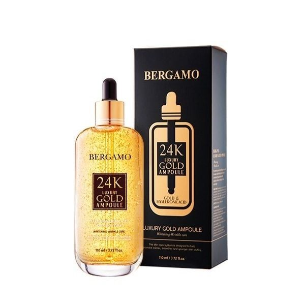 TINH CHẤT VÀNG BERGAMO 24K LUXURY GOLD AMPOULE 110ML