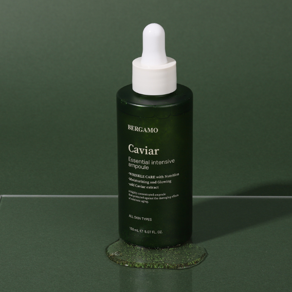 TINH CHẤT TRỨNG CÁ TẦM BERGAMO CAVIAR ESSENTIAL INTENSIVE AMPOULE