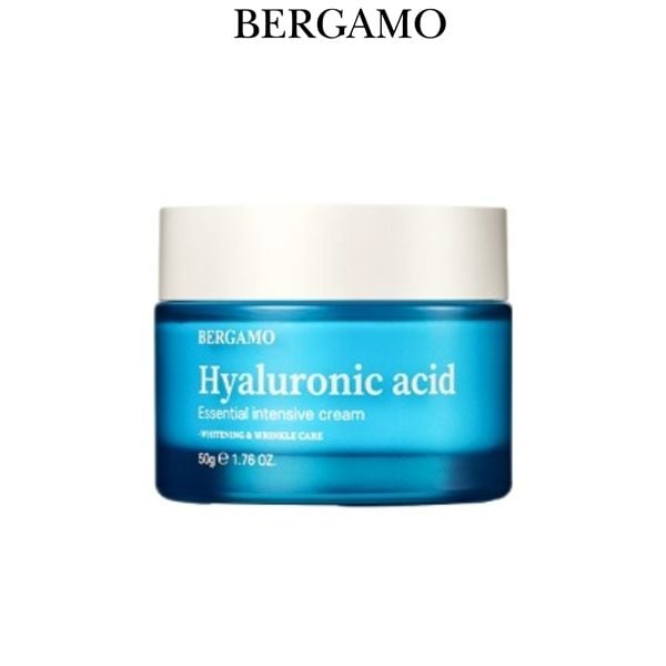 KEM DƯỠNG CẤP ẨM HỖ TRỢ PHỤC HỒI BERGAMO HYALURONIC ACID ESSENTIAL INTENSIVE CREAM 50G