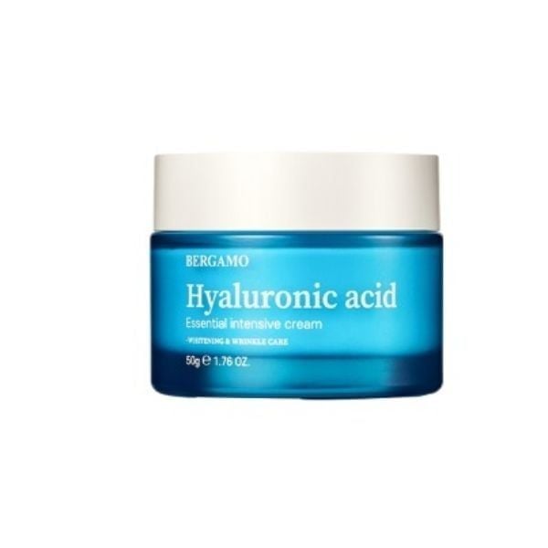 KEM DƯỠNG CẤP ẨM HỖ TRỢ PHỤC HỒI BERGAMO HYALURONIC ACID ESSENTIAL INTENSIVE CREAM 50G