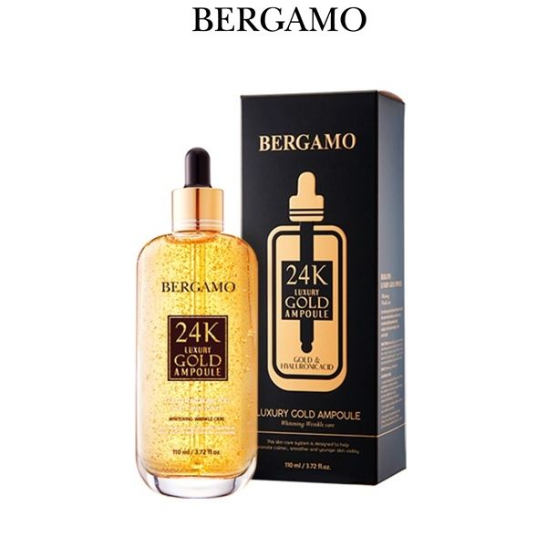 TINH CHẤT VÀNG BERGAMO 24K LUXURY GOLD AMPOULE 110ML