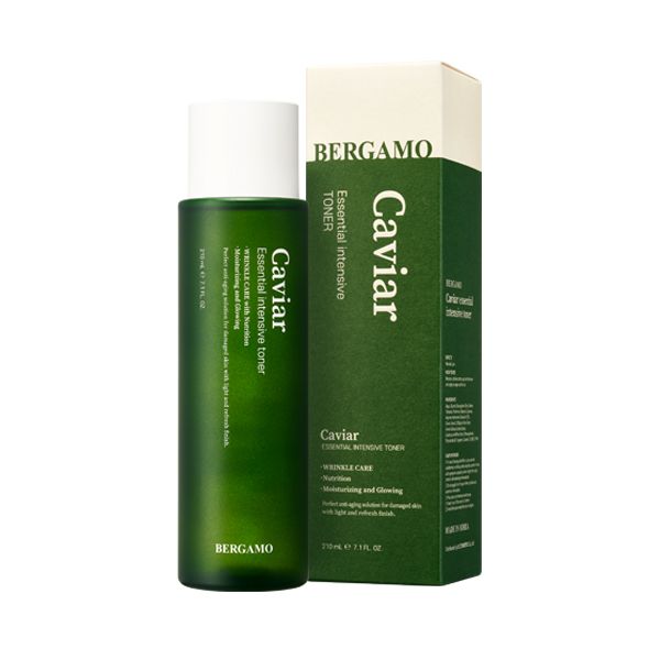 TONER TRỨNG CÁ TẦM BERGAMO CAVIAR ESSENTIAL INTENSIVE TONER 210ML
