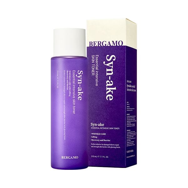 TONER NỌC RẮN BERGAMO SYNAKE ESSENTIAL INTENSIVE TONER 210ML