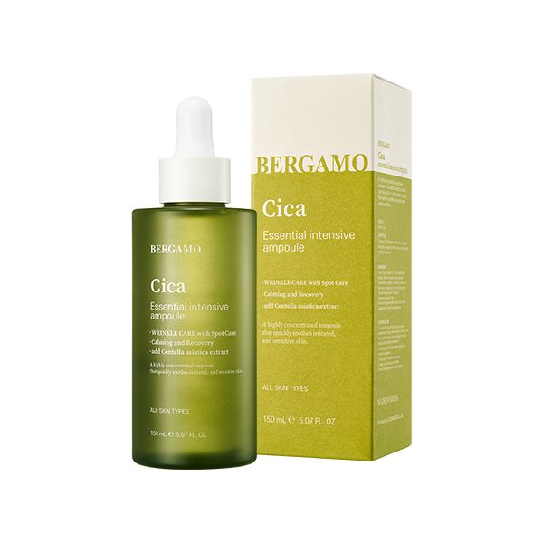 SERUM RAU MÁ BERGAMO CICA ESSENTIAL INTENSIVE AMPOULE 150ML