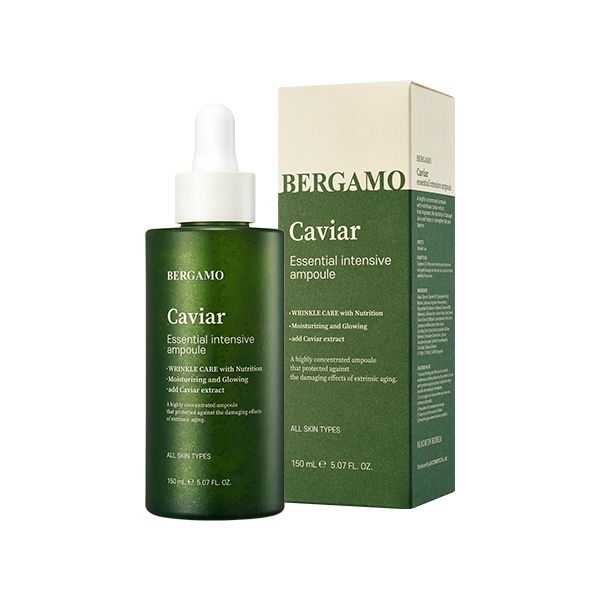 TINH CHẤT TRỨNG CÁ TẦM BERGAMO CAVIAR ESSENTIAL INTENSIVE AMPOULE