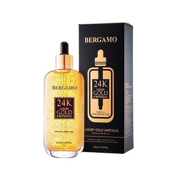 TINH CHẤT VÀNG BERGAMO 24K LUXURY GOLD AMPOULE 110ML