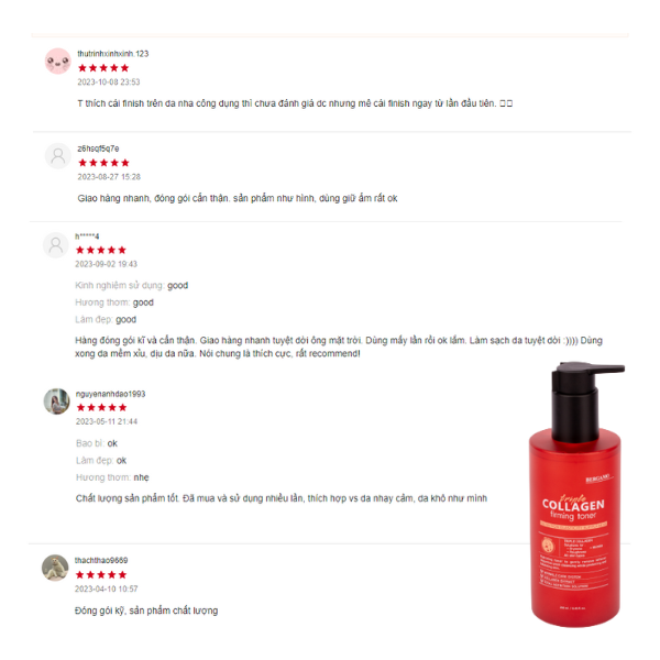 TONER COLLAGEN SĂN CHẮC BERGAMO TRIPLE COLLAGEN FIRMING TONER 250ML