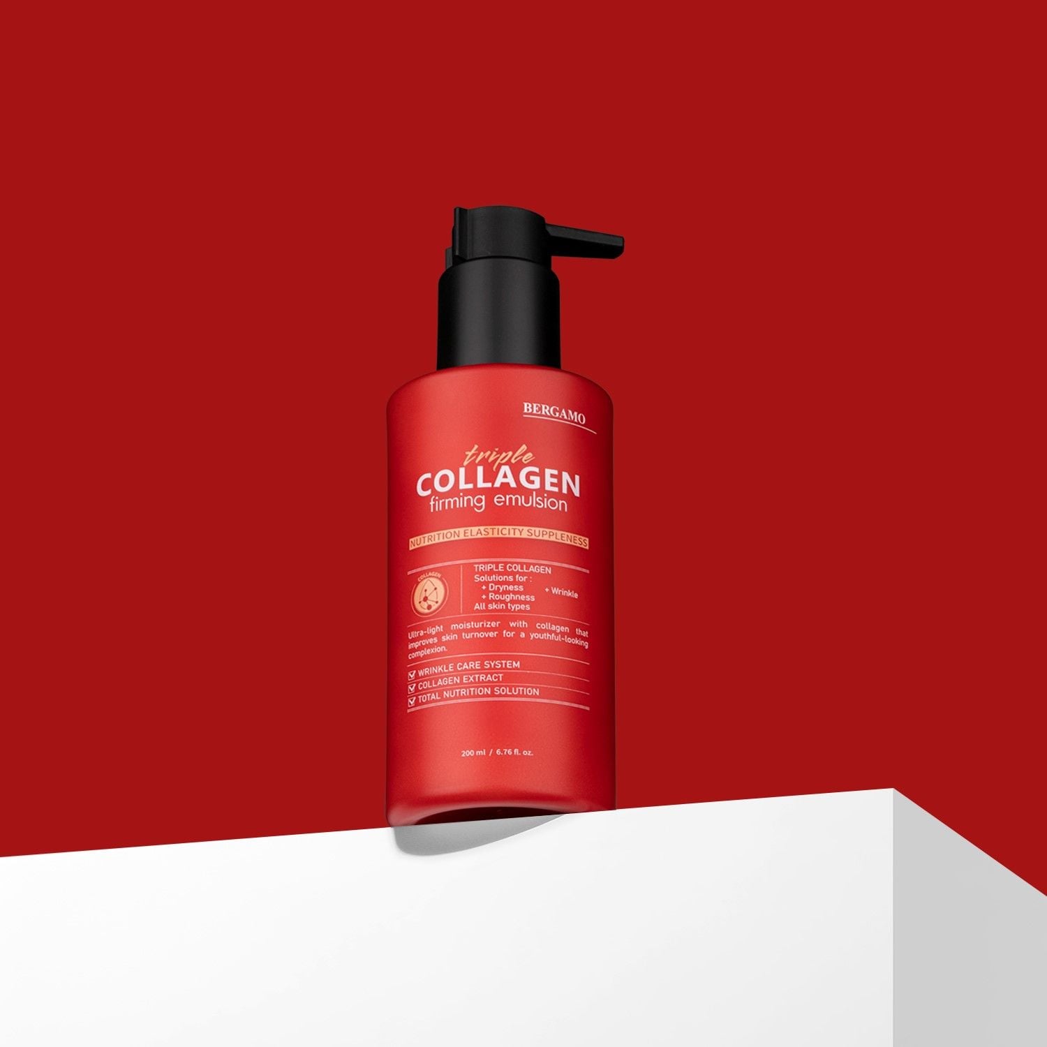 SỮA DƯỠNG DA CHỐNG LÃO HÓA BERGAMO TRIPLE COLLAGEN FIRMING EMULSION