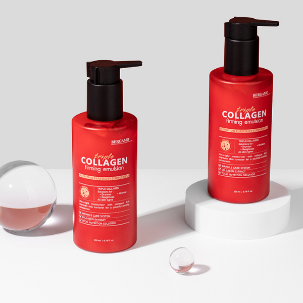 SỮA DƯỠNG DA CHỐNG LÃO HÓA BERGAMO TRIPLE COLLAGEN FIRMING EMULSION