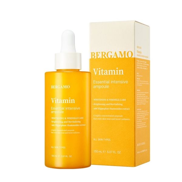 SERUM VITAMIN SÁNG DA BERGAMO VITAMIN ESSENTIAL INTENSIVE AMPOULE 150ML