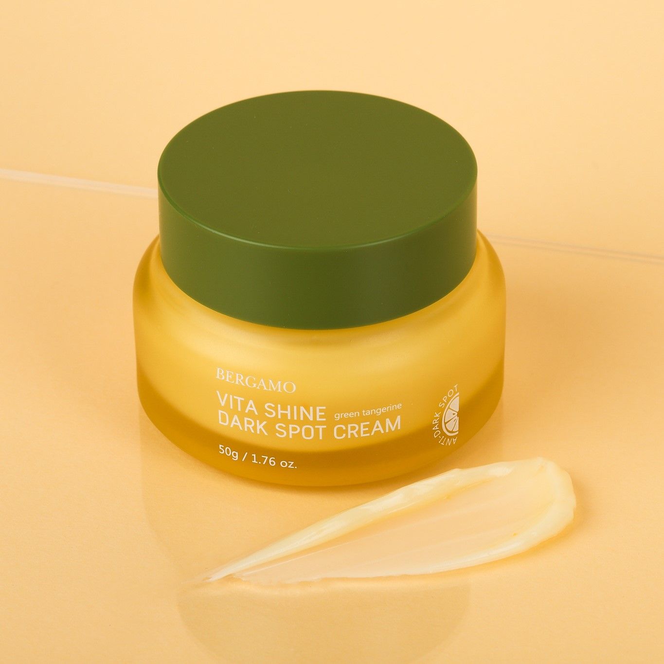 KEM DƯỠNG QUÝT XANH SÁNG DA MỜ THÂM NÁM BERGAMO GREEN TANGERINE VITA SHINE DARK SPOT CREAM 50G