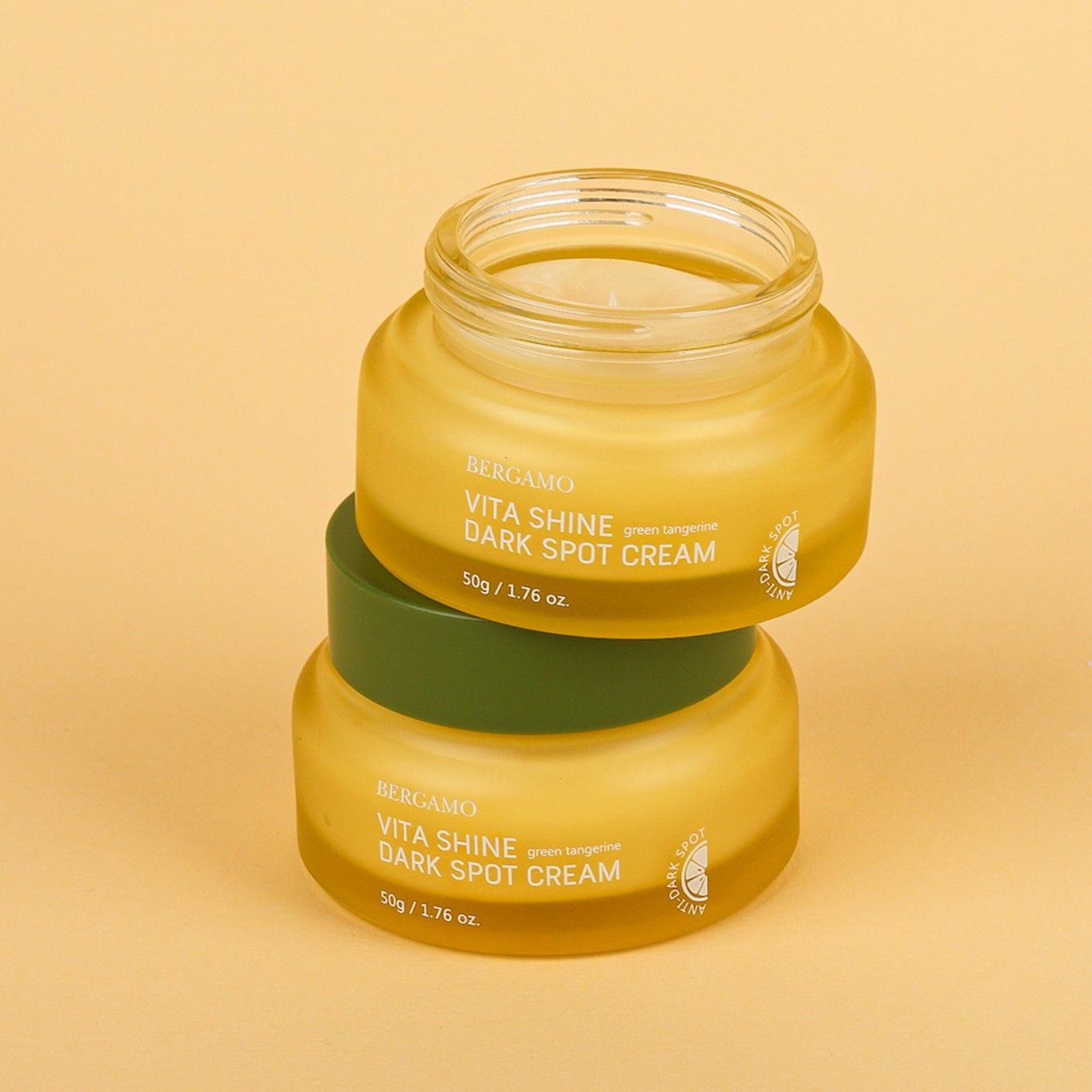 KEM DƯỠNG QUÝT XANH SÁNG DA MỜ THÂM NÁM BERGAMO GREEN TANGERINE VITA SHINE DARK SPOT CREAM 50G