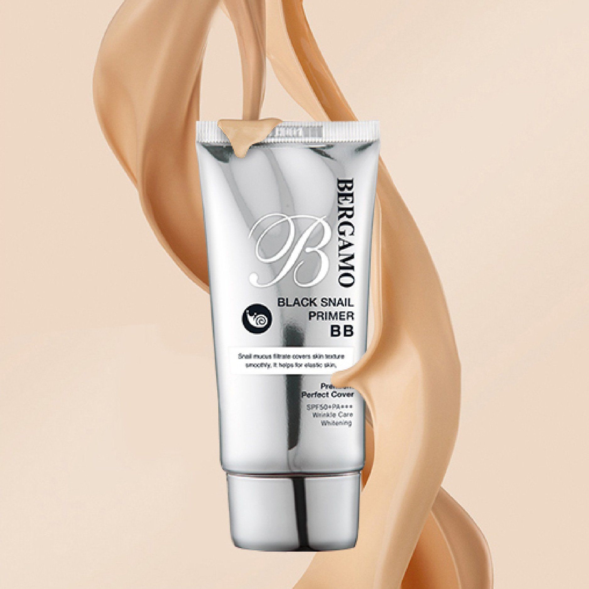 KEM LÓT ỐC SÊN ĐEN BERGAMO BLACK SNAIL PRIMER BB 50ML