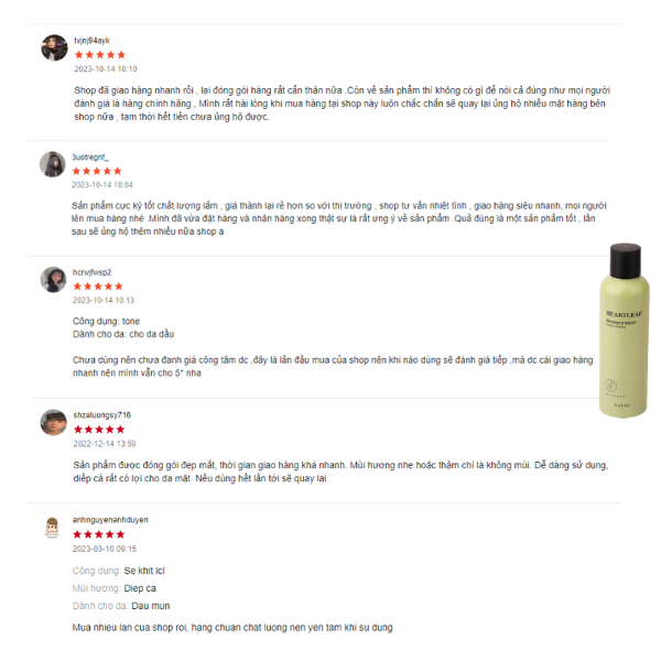 TONER HỖ TRỢ PHỤC HỒI DIẾP CÁ NAEXY HEARTLEAF RECOVERY TONER 200ML