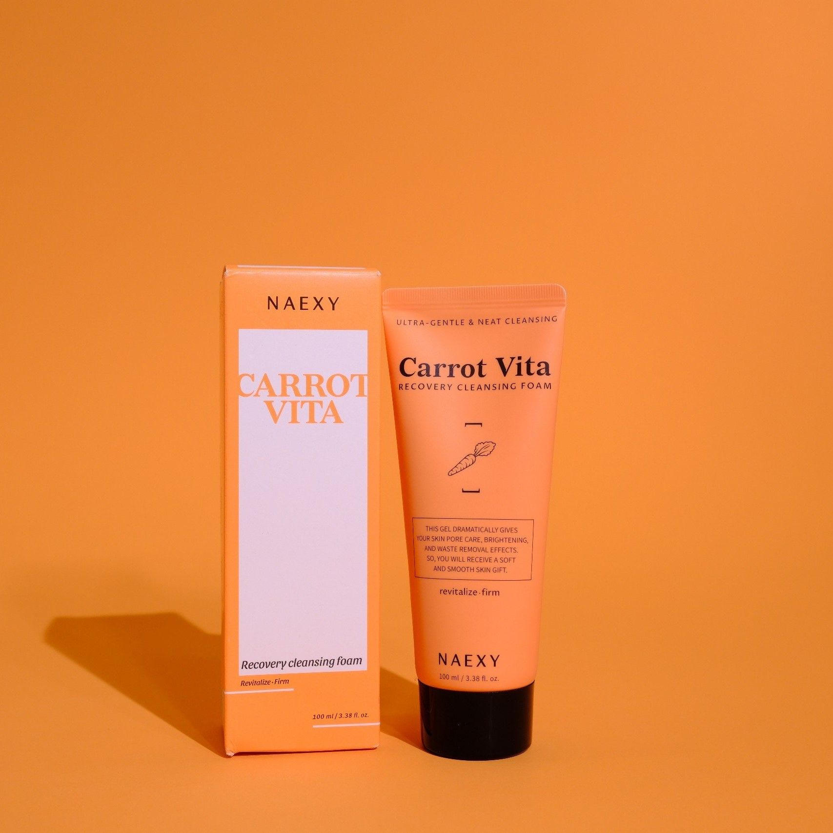 SỮA RỬA MẶT CÀ RỐT NAEXY CARROT VITA RECOVERY CLEANSING FOAM 100ML