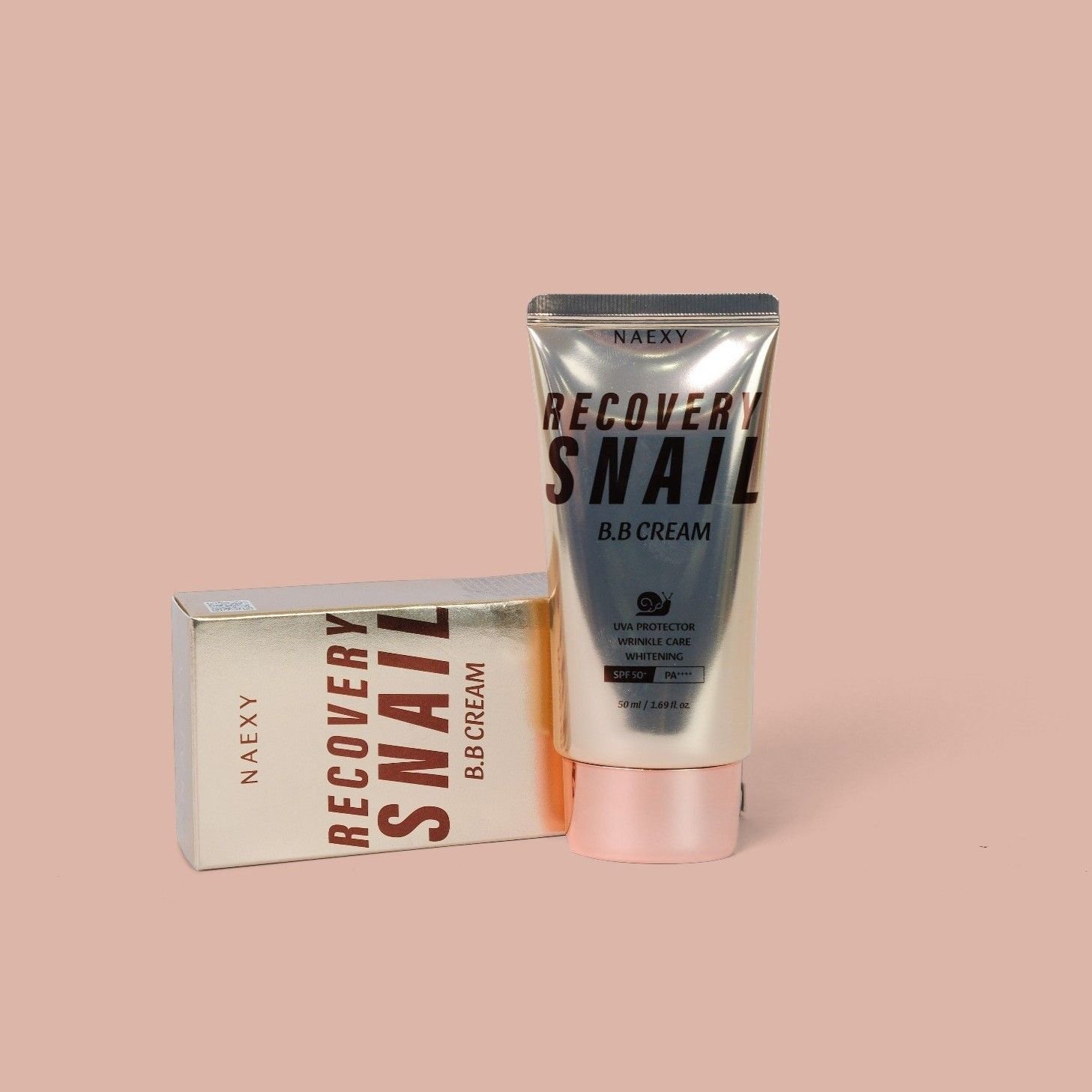 KEM NỀN CHE KHUYẾT ĐIỂM ỐC SÊN NAEXY RECOVERY SNAIL B.B CREAM 50ML