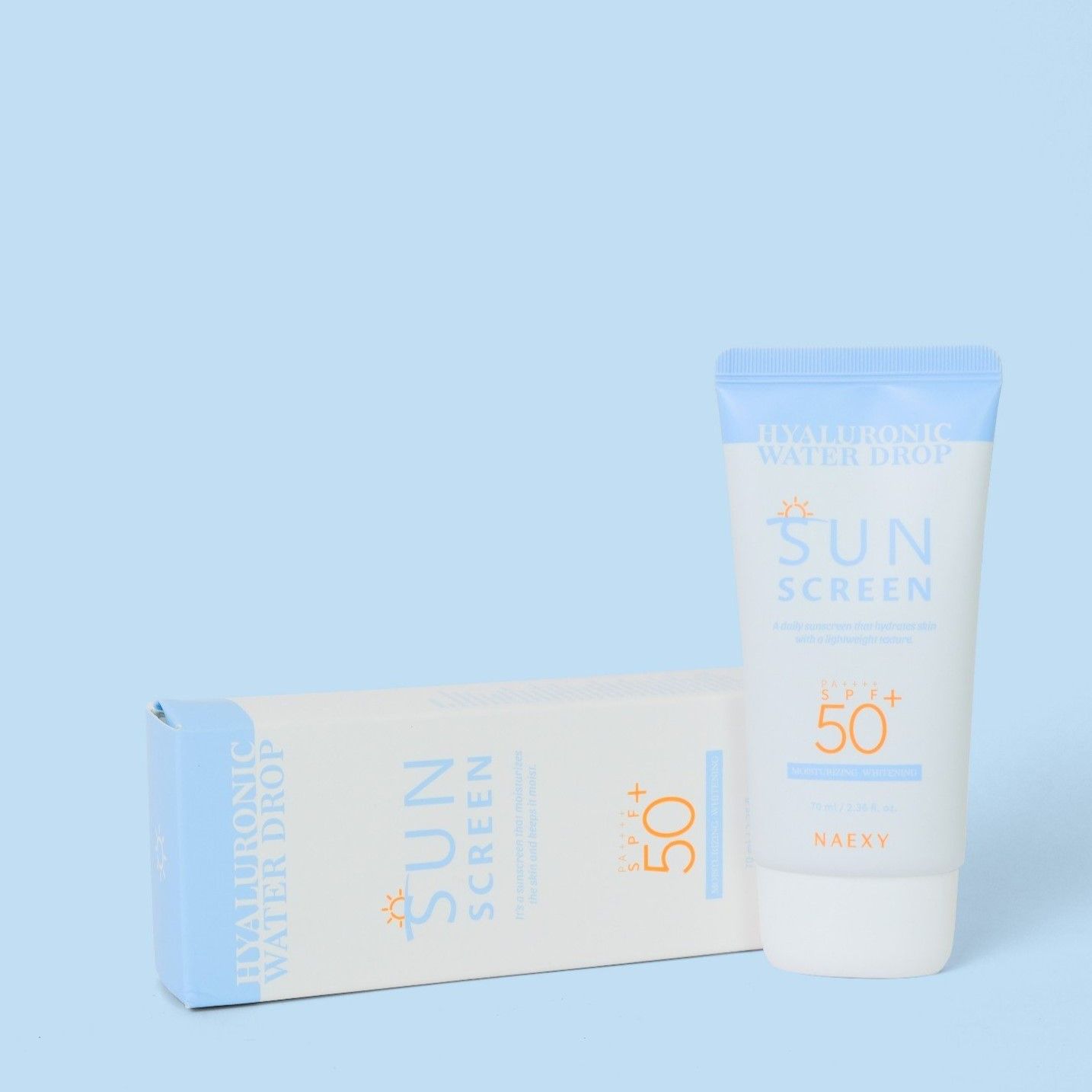 KEM CHỐNG NẮNG DƯỠNG ẨM NAEXY HYALURONIC WATER DROP SUNSCREEN 70ML