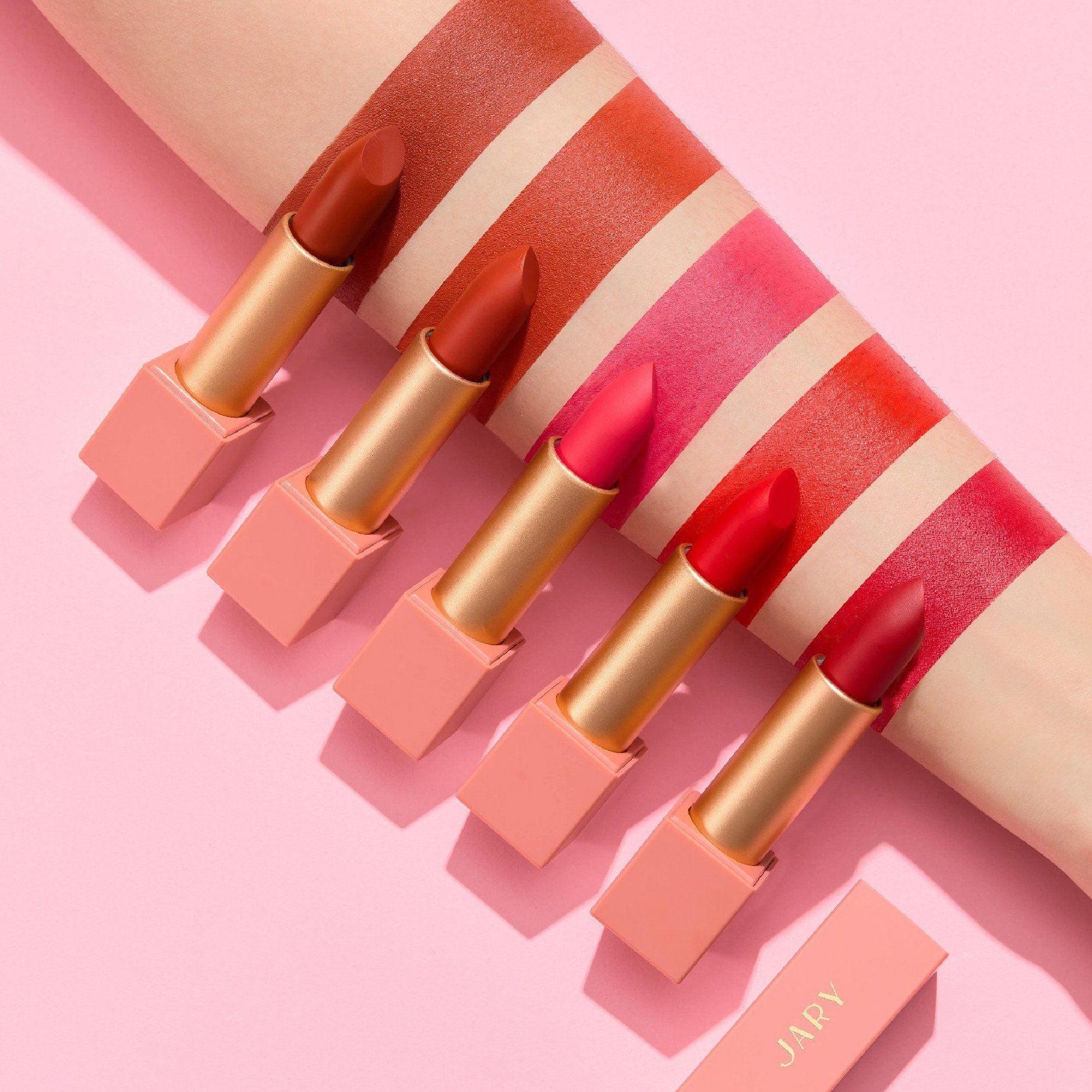 SON THỎI LÌ JARY POWER MATTE LIPSTICK 233 PUNKY PINK - HỒNG ĐỎ