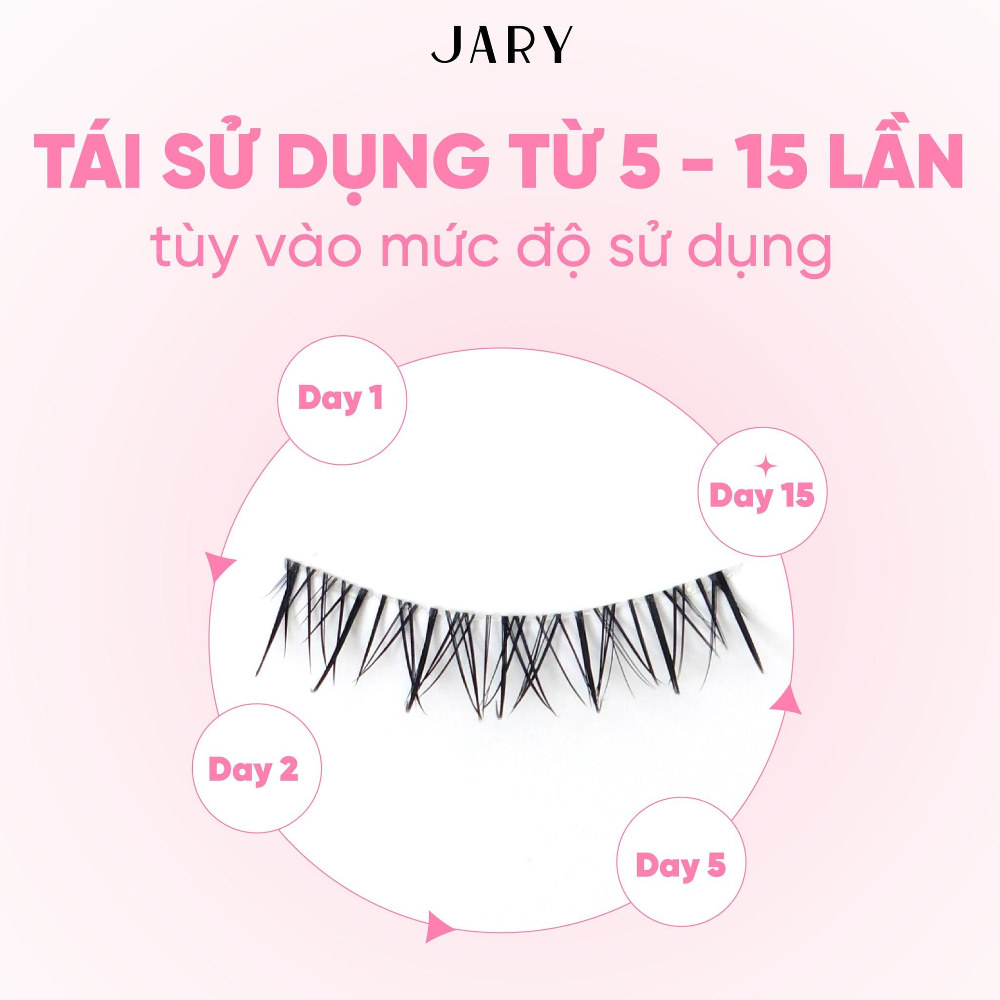 LÔNG MI GIẢ GÂN TRONG JARY FULL STRIP LASHES - F03
