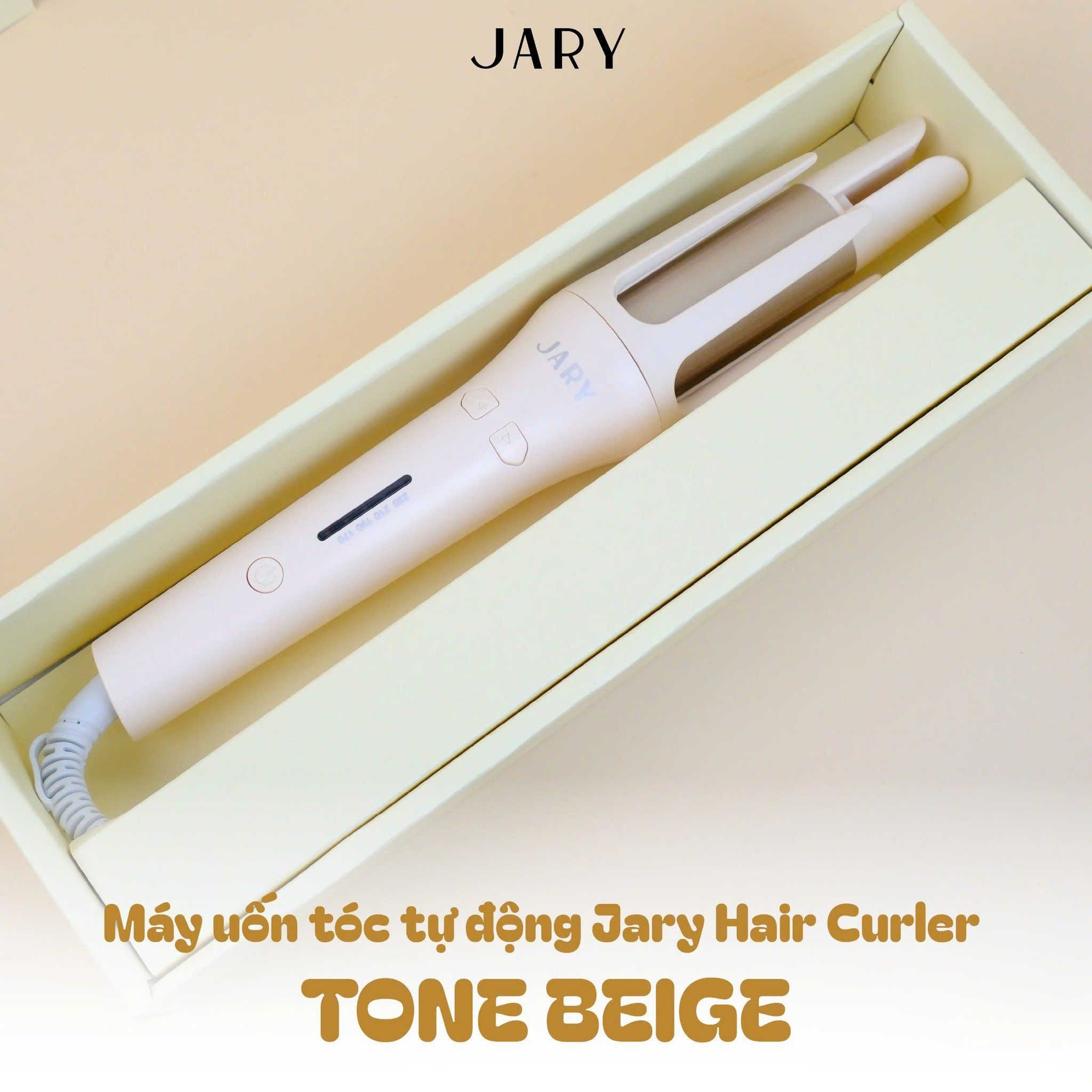 MÁY UỐN TÓC TỰ ĐỘNG JARY HAIR CURLER - TONE BEIGE