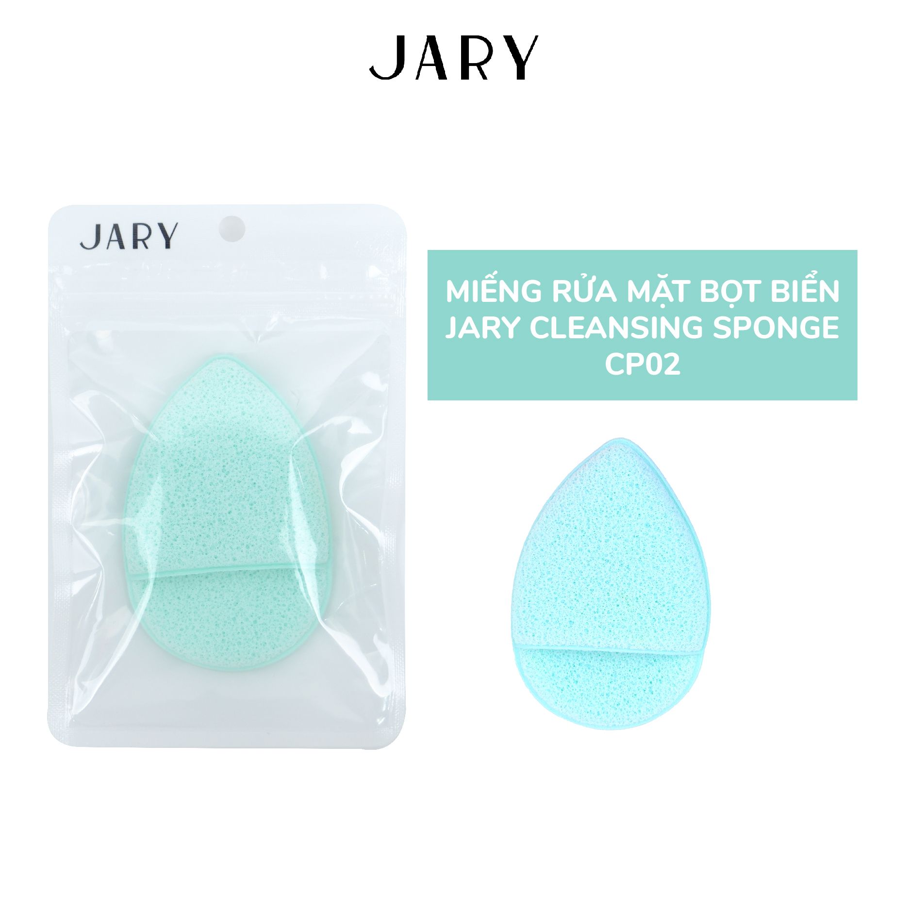 MIẾNG RỬA MẶT BỌT BIỂN JARY CLEANSING SPONGE - CP02