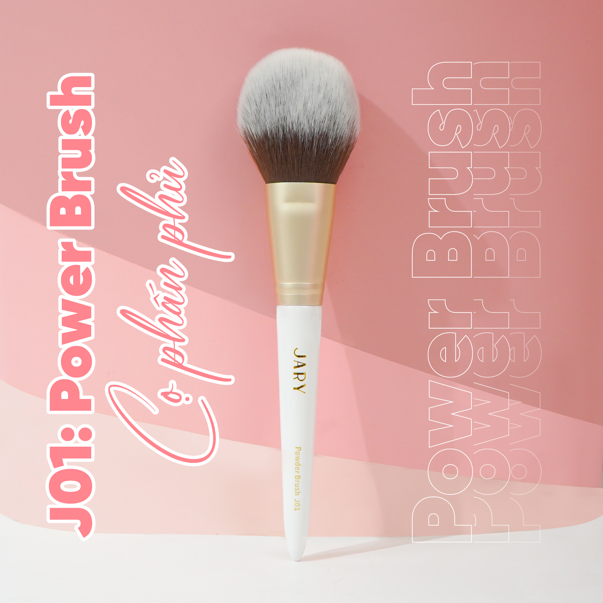 CỌ PHẤN PHỦ ĐẦU TRÒN JARY POWDER BRUSH J01