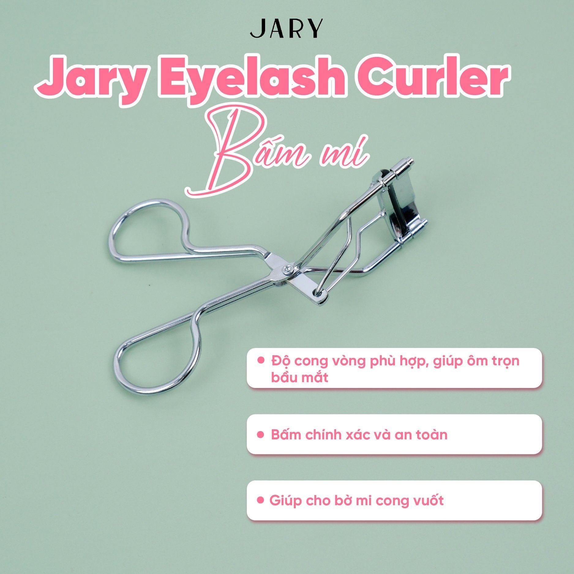 KẸP BẤM MI JARY EYELASH CURLER - FULL BOX