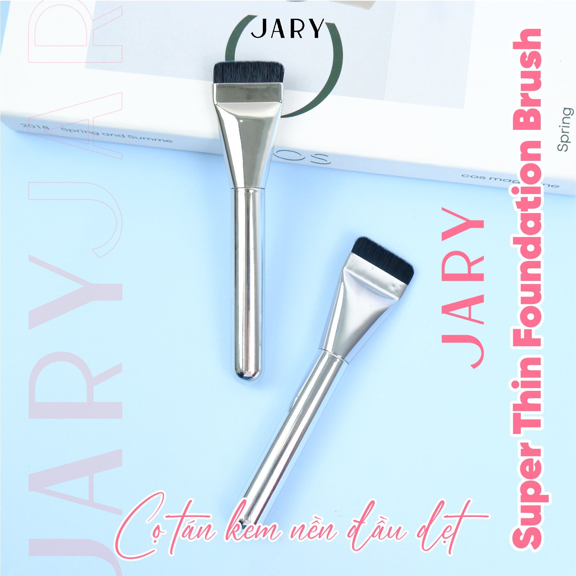 CỌ TÁN KEM NỀN DẠNG LỎNG ĐẦU DẸT JARY SUPER THIN FOUNDATION BRUSH