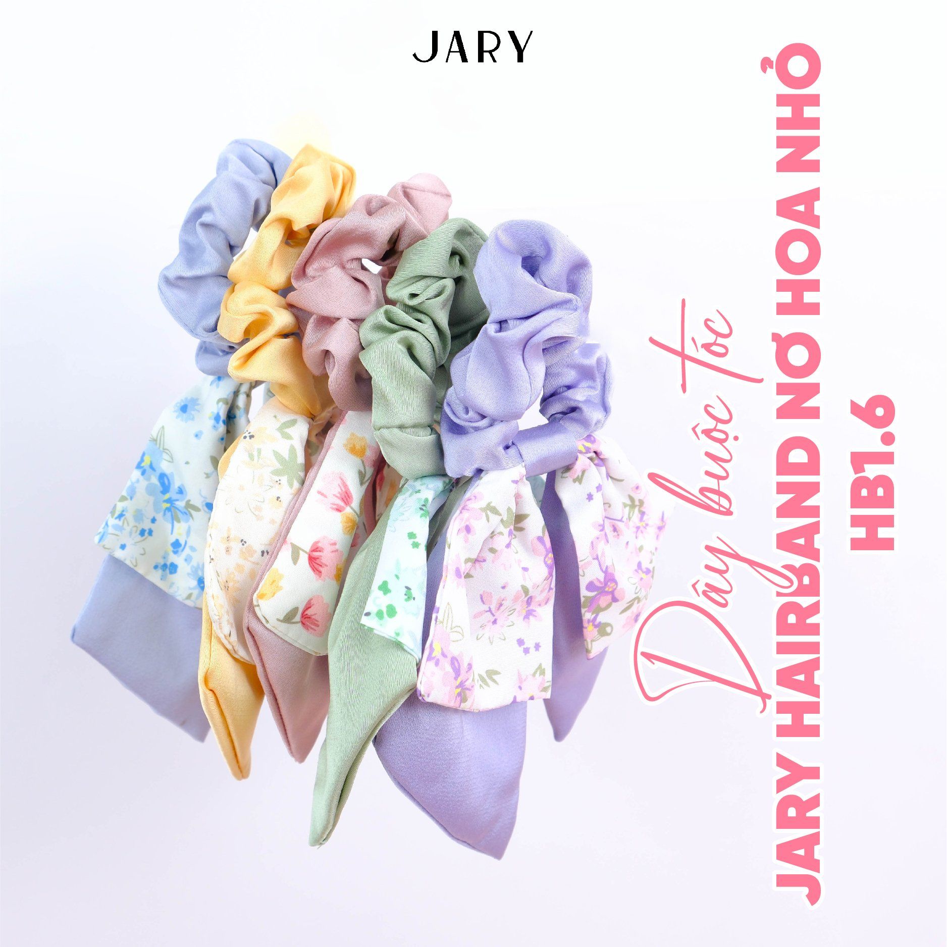 DÂY BUỘC TÓC JARY HAIRBAND NƠ HOA NHỎ - HB1.6 - HB1.6.4 - MÀU XANH LAM