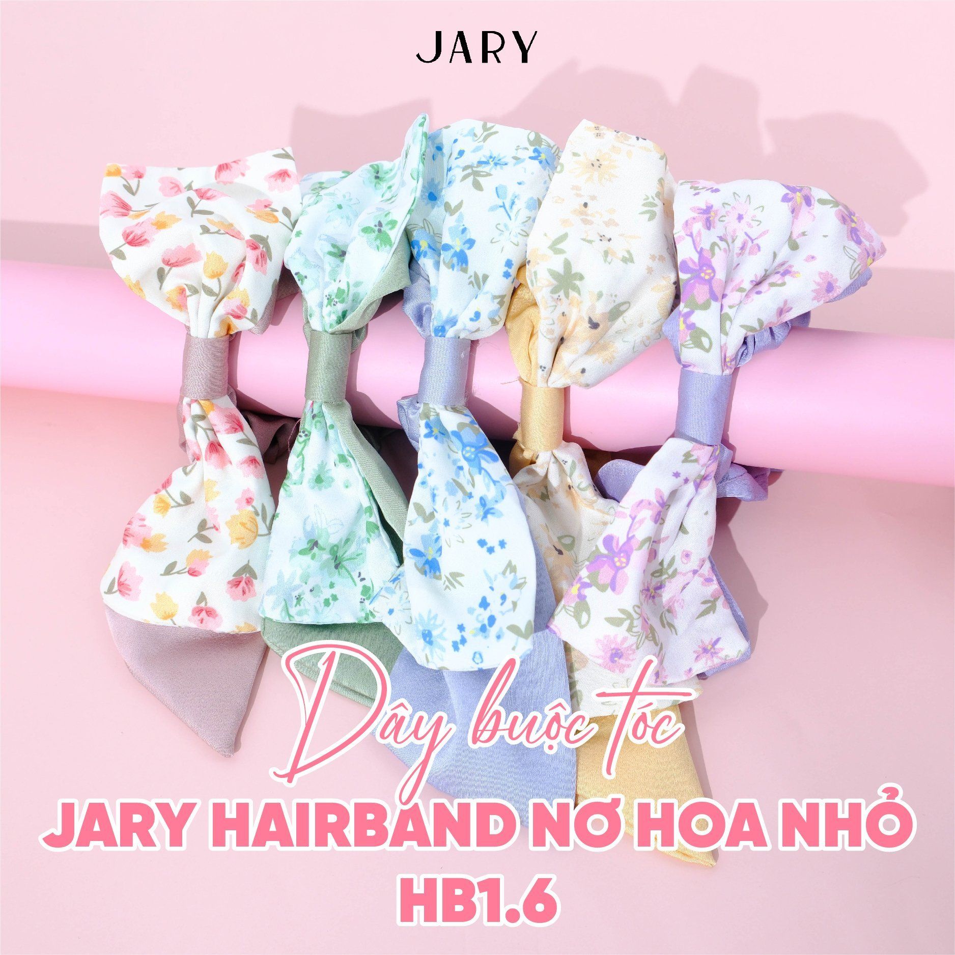 DÂY BUỘC TÓC JARY HAIRBAND NƠ HOA NHỎ - HB1.6 - HB1.6.4 - MÀU XANH LAM