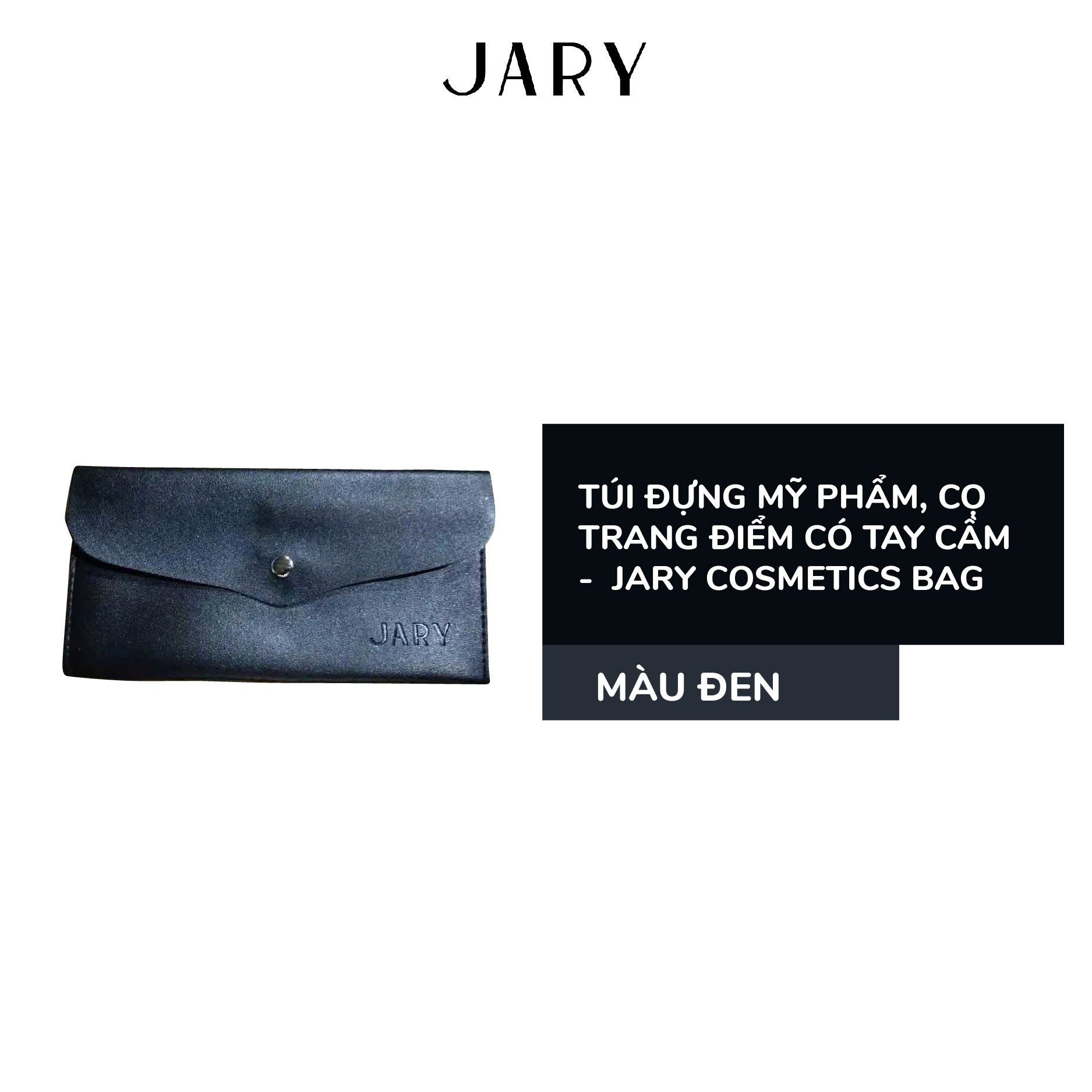 TÚI ĐỰNG CỌ TRANG ĐIỂM, MỸ PHẨM HÌNH BÌ THƯ CÓ TAY CẦM JARY COSMETICS BAG